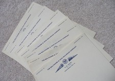 Vintage Unused Baltimore & Ohio (B&O) Railroad Company Letter Head - 22 Sheets picture