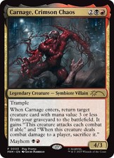 Carnage, Crimson Chaos Magic The Gathering Comic Variant Cover MTG  picture