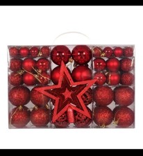 101 Pcs Christmas Tree Ornaments Ball Set with Shatterproof Decoration picture