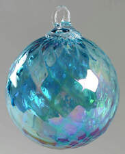 Glass Eye Birthstone Ornaments December-Topaz Diamond Facet - Boxed 12862856 picture