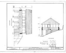Ewing Cabin Camp Remington Road Forest Drive South Elevation 1900s Sketch picture