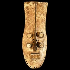 African Grebo War Mask 38 - Wood Tribal Wall Art picture