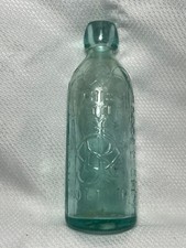 Antique Excelsior Bottling Works Glass Hutchinson Bottle Newark Jersey City picture