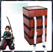 Demon Slayer Kamado Nezuko Box Wooden Box Cosplay Prop Accessory Knapsack Gifts picture