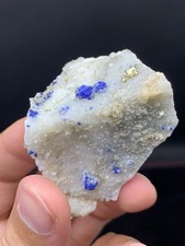 Lazurite Specimen  from Afghanistan Combine Pyrite With Mica & Albite picture