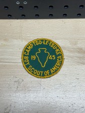 1945 BSA Patch Boy Scouts Of America Camp Tso-Le-Tsu-Ke Chattanooga Tennessee  picture