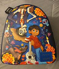 Loungefly Disney Pixar Coco Mini Backpack - Blue/Multicolor Blue Multicolor picture
