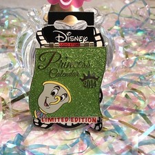 Disney DSSH Bell/Chip Potts Princess Calendar October 2014 LE 400 Hinged Pin picture