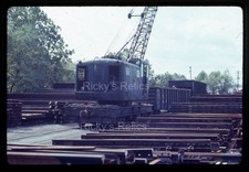 Original Slide B&O #X-281 Crane Baltimore Ohio 1971 MofW picture