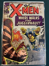 THE X-MEN #13 Sept., 1965 / 2nd AppJuggernaut Silver Age Key KIRBY Low Grade picture