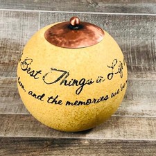 Pavilion Comfort Candles The Best Things In Life Tealight Holder Copper Lid picture
