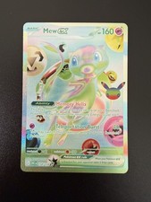 Pokémon 30th Celebration Mew EX 158/128 Futuristic Rare Holo picture