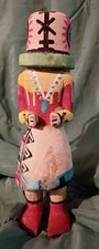 Old Hopi 1950's 60's Vintage Rattle Kachina Fred Harvey Style picture