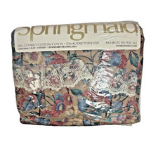 Vintage 80s Macy's Springmaid floral double sheet set 🐾animal shelter seller🐾 picture