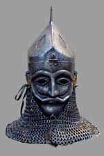 18GA Steel Medieval Turban Islamic Face Mask Helmet Costume Armor collect Helmet picture