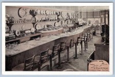 SEA FARE RESTAURANT GREENWICH VILLAGE NYC INTERIOR VIEW SNACK BAR COUNTER 1940's picture