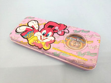 Vintage 1991 Tiny Toon Adventures Metal Pencil Case Babs Bunny Warner Bros Tin picture