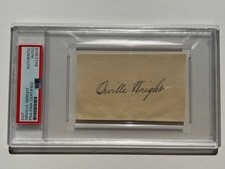 Orville Wright Brothers Aviator Signed Autograph Cut PSA DNA picture