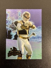 Surprise 1995 Collect-A-Card Power Rangers The New Season White-Ranger #WR5 picture