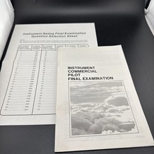 Jeppesen Sanderson Commercial Pilot Final Exam Booklet 1979 Aviation Memorabilia picture