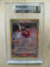Pokemon Pop 15 Mewtwo EX δ 12/113 - Delta Species 2005 - Holo Beckett BGS 9 Mint picture