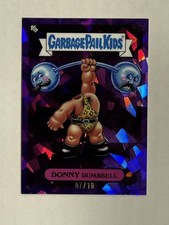 2024 Topps Garbage Pail Kids Chrome 7 Sapphire DONNY Dumbbell AN-3a Purple /10 picture