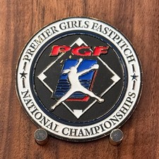 PGF Premier Girls Fastpitch National Championships Challenge Coin  M#13 picture