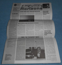 NASA Educational Horizons Newspaper Volume 2 #3 Winter 1993-1994 16 Pages picture