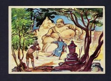 c1930's Sanella-Bilder Margarine Trade Card #44, Sammelwerk China-Tibet Japan picture