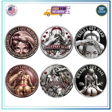 3 Pcs Decision Coin Heads I Win Tails You Lose Funny Flip Coin Gift picture