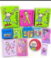 Vintage Y2K Bang on the Door Groovy Chick Friends Happy 12-Piece Lot NEW Sealed picture
