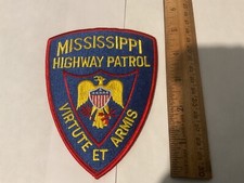 Mississippi Highway Patrol collectable Patch New and Full Size picture
