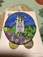 Disney Princess BoxLunch Wheel Spin Castle Day / Night Pin - Cinderella picture