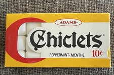 Vintage 1970’s CHICLETS PEPPERMINT flavor  Unopened  NOS  From Canada picture