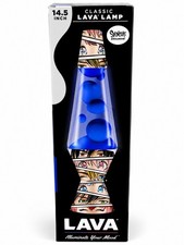 Rare Spencer’s Exclusive Anime Eyes Lava Lamp 14.5” Blue Schylling picture