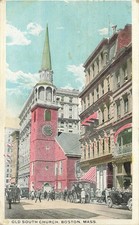 Old South Church, Boston, Mass. Posted 1922 picture