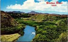 1969 Postcard Wailua River Kauai Hawaii picture