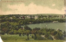 Eagles Mere PA Mountain Top View Lake Divided Back Postcard 1913 Posted picture