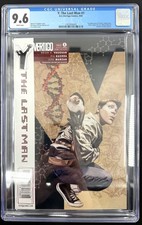 Y: The Last Man #1 CGC 9.6 White Pages 1st Yorick DC Vertigo 2002 Vaughan picture