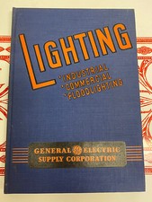 Vintage 1941 General Electric Supply Corporation Lighting Industrial Commercial  picture