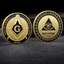 Masonic Freemason Commemorative Coin Collectible Challenge picture