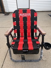 BRAND NEW IN THE BOX Alaskan Brewing Company Voyager Lawn Chair with Beer Cooler picture