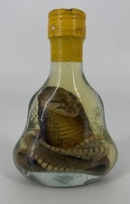 Snake Alcohol Snake Wine Antique Bottle Asia Curiosity Cabinet 10cm picture