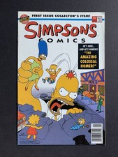 Simpsons Comics #1 (1993) Bongo Comics Premiere Issue Newsstand Edition picture