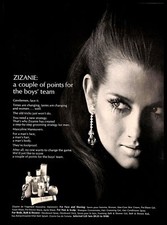 1968 Zizanie Cosmetics Vintage PRINT ADVERTISEMENT Men's Skin Hair Care Products picture