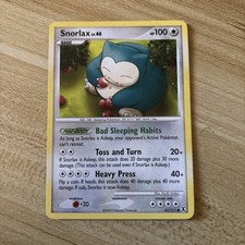 Snorlax 81/111 Common Diamond & Pearl Rising Rivals Pokemon Level 40 - NM/LP picture