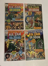 Astonishing Tales #3 4 5 6 Lot (4) FN/VF 1st Mockingbird Ka-Zar Dr Doom Marvel picture