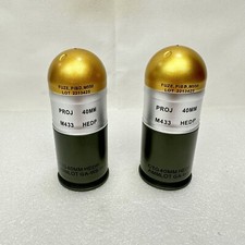 2 - Replica Inert 40MM HEDP M433 Fake Non Functional M203 M32A1 M320 Rounds picture