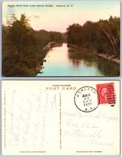 Squam River Little Squam Bridge Ashland NH Postcard picture