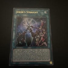 1x Yu-Gi-Oh Jokers Straight Ultra Rare Card KICO-EN004 1st Edition picture